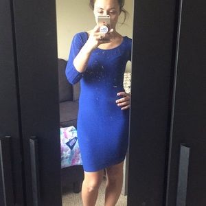 Royal blue Bebe dress